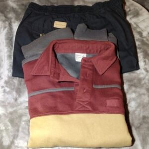 Casual Joe by Haband Sz 34/L Pants SZ Medium Shirt.